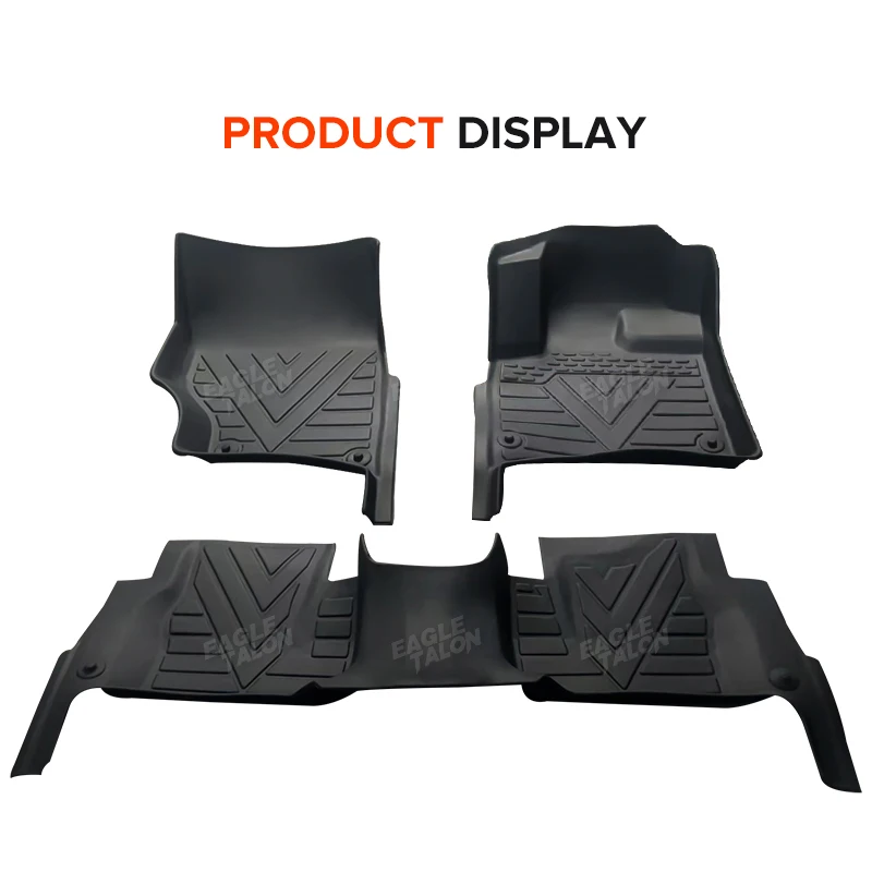 Custom TPE Car Floor Mat For Audi Q7 MK1 4L 5-Seat 2006-2015 14 13 12 11 10 Carpet Cover Interior Protector Accessories Parts