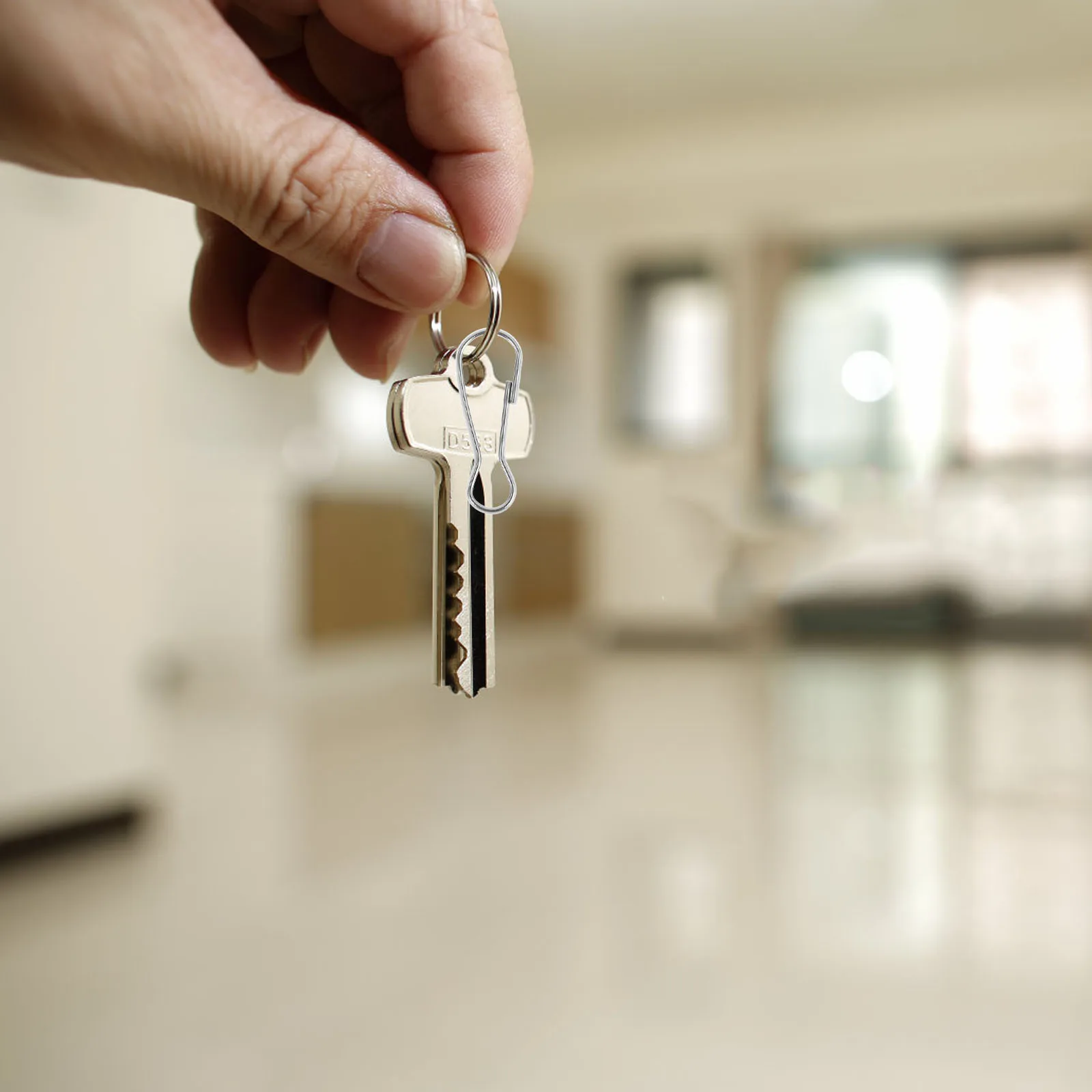 

100pcs Stainless Buckle Stainless Steel Spring Hooks 2 8cm Keychain Hooks Snap Hook Metal Clips Connection Hardware