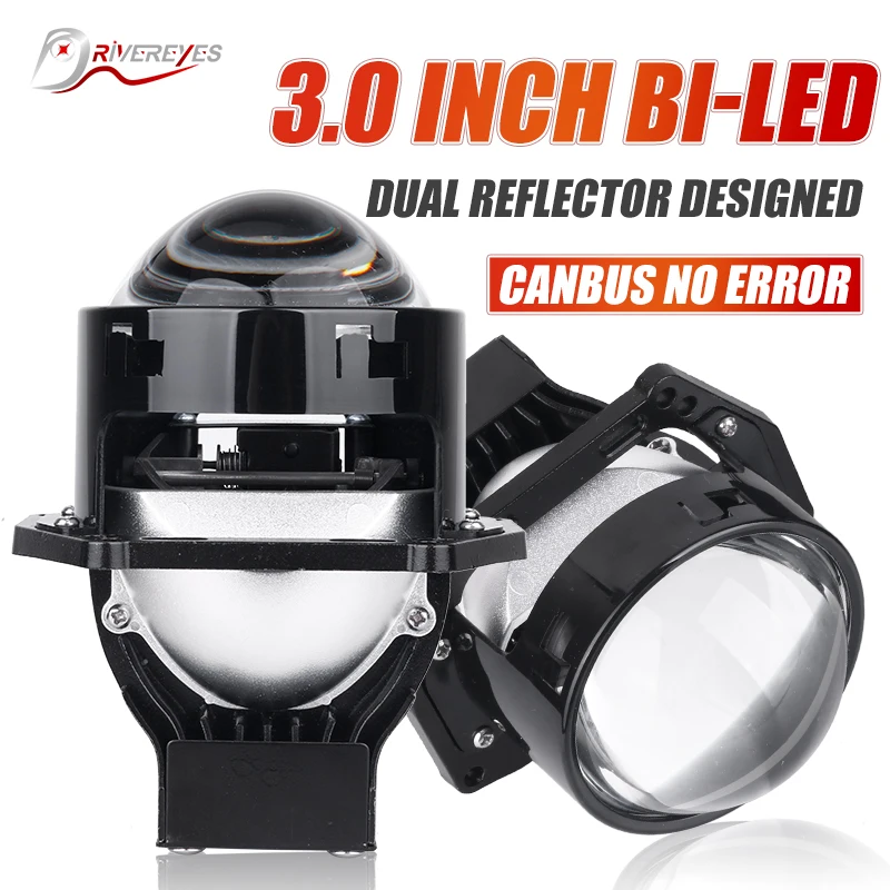 3.0 Inch Headlights Lenses 3R G5 Bi LED Lens For Hella Projector LED Lights 30000LM Car Lamps Cars Accessories Retrofit Styling