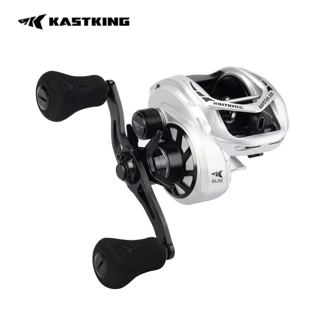 KastKing Kapstan Elite 300 Рыболовная катушка для приманки Низкопрофильная катушка большой емкости Графитовая рама Сопротивление 35 фунтов Соотношение 5,4:1 KastKing Kapstan Elite 300 Рыболовная катушка для приманки Низкопрофильная катушка большой емкости Графитовая рама Сопротивление 35 фунтов Соотношение 5,4:1