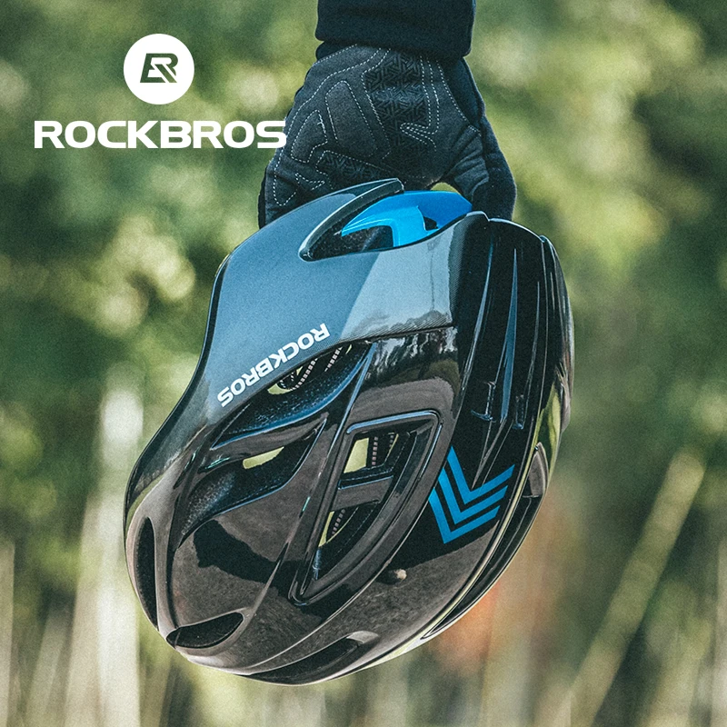 ROCKBROS Ultralight Cycling Helmet Breathable High Strength Helmet Integrated Safety Helmet Adjustable Men Women Cycling Helmet