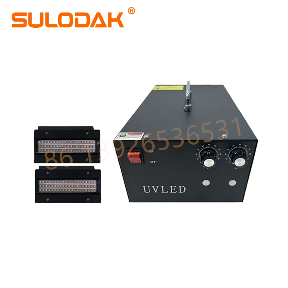 F8020 Fan Cooling Ultraviolet Lamp System UV LED Ink Curing Lamp for Epson i3200 XP600 TX800 Digital Inkjet Printer