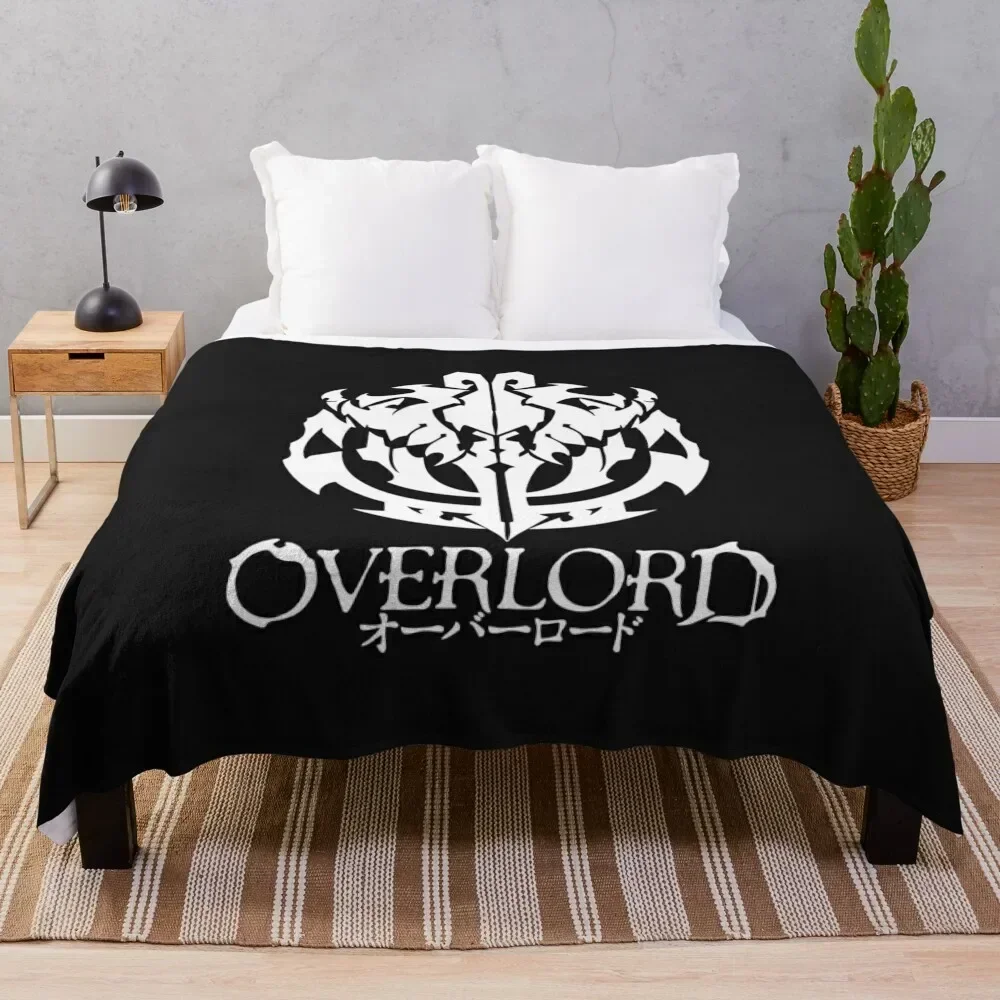 

overlord anime Throw Blanket Bed linens decorative Beach manga Blankets