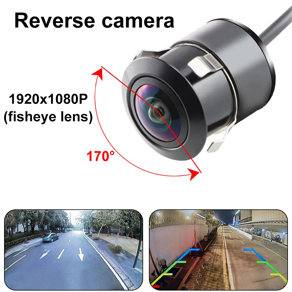 Car Rear Reverse Camera Rearview 170 degree Car Infrared Auto Night Vision Vehicle Reverse Camera Universal