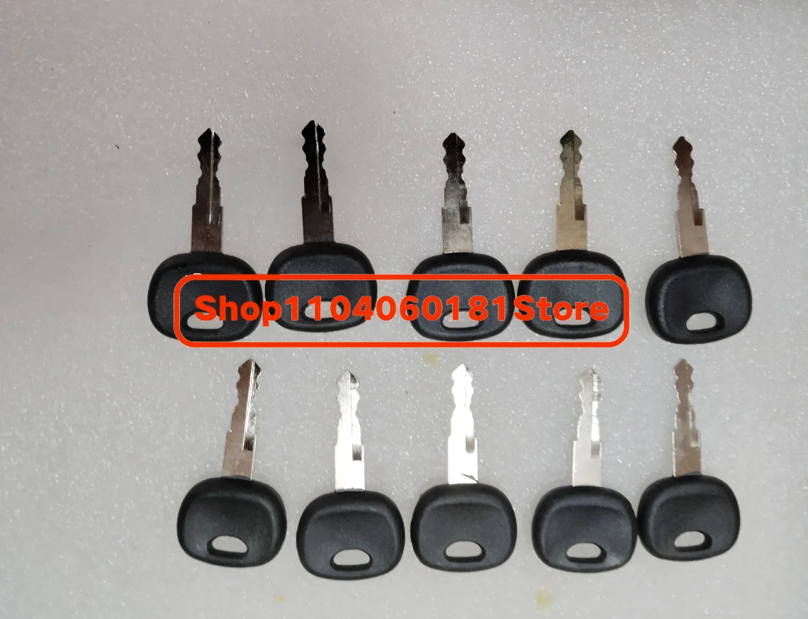 

10 шт., мастер-ключи машин, ключ зажигания, запасной запас для применения растений 14607 для Jcb, для трактора Bomag, для VOLVO, для WALZEN