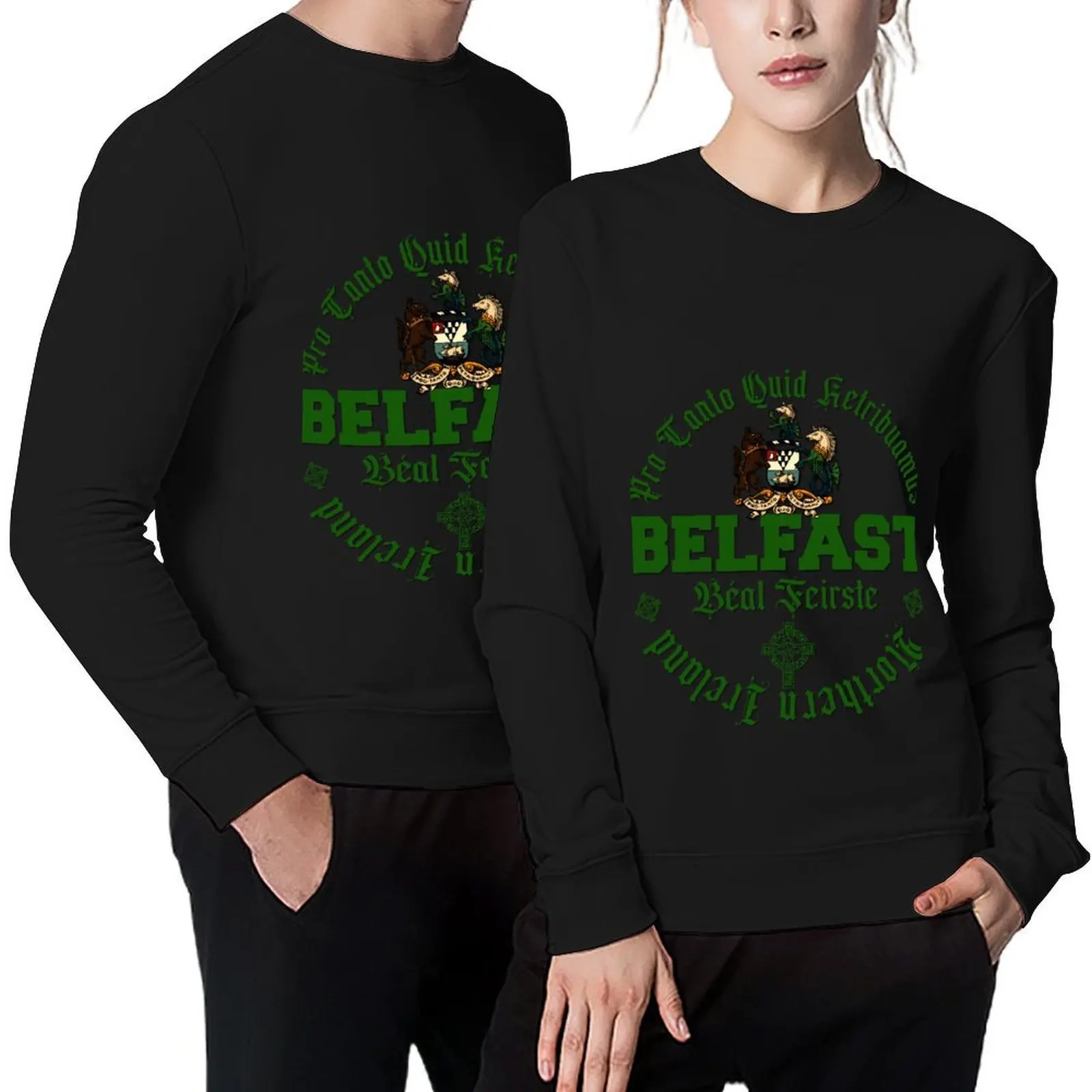 

Belfast City - Northern Ireland, Pullover anime clothes korean style clothes autumn jacket men winter man sweatshirt