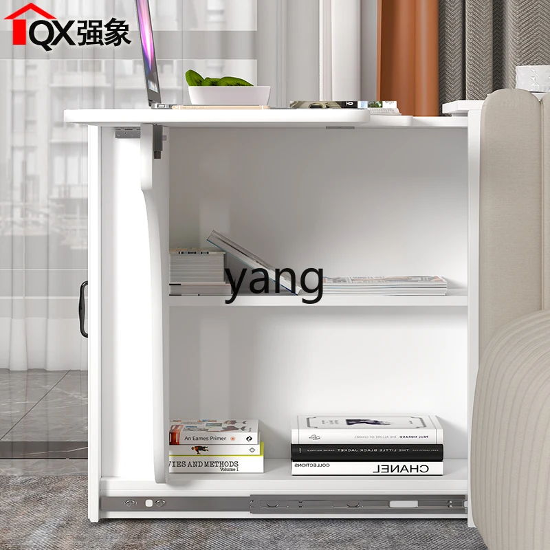 LHH  Modern Simple Folding Sofa Side Cabinet Living Room Corner Crack Side Cabinet Storage