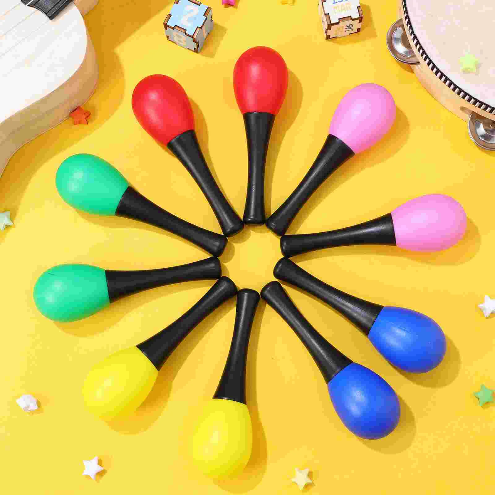 Small Maraca Sand Hammer Playthingss Mexican Party Favors Sand Hammer Playthings Musical Instruments Percussion Mini