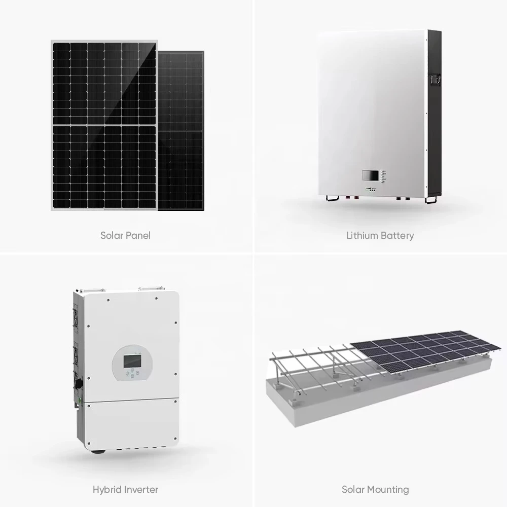 5kw 8kw 10kw 30kw Deye Hybrid Solar System Home Solar Storage System Set with Batteries