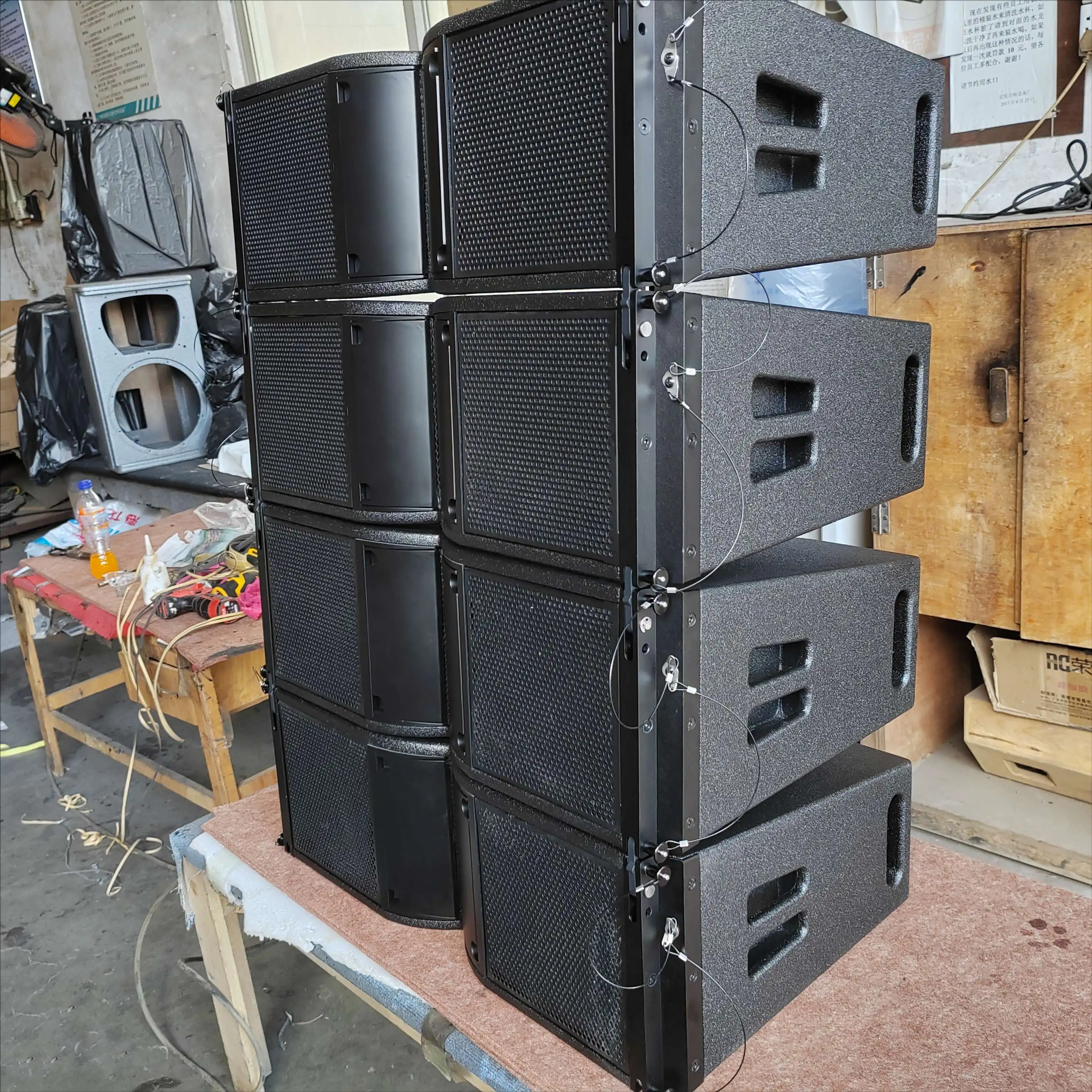 2025 تصميم جديد سعر المصنع T210 المزدوج 10 بوصة السلبي 2 طريقة خط صفيف خزانة مكبر الصوت معدات الصوت