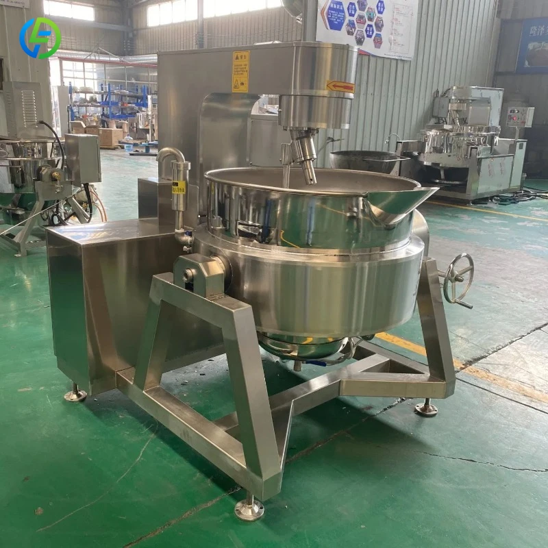 Planetary Dual-Axis Scraping Paddle Anchor Helical Stirring Fully Automatic Cooking Pot FL Customized