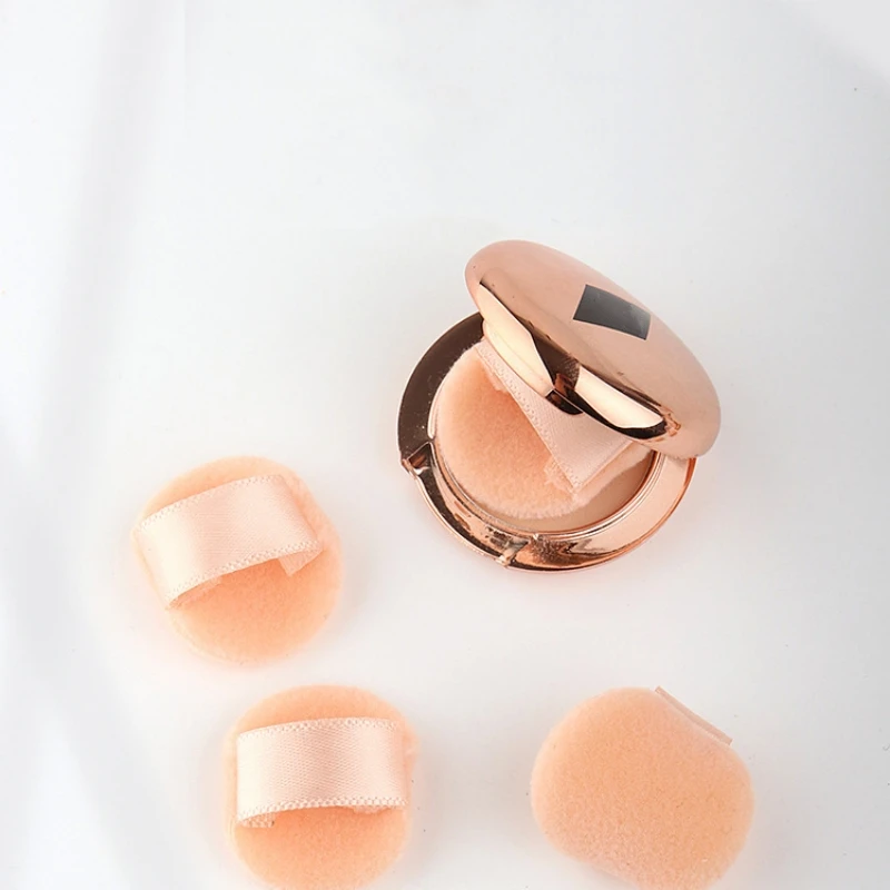 Mini Sample Powder Loose 3/3.5/4CM Powder Puff Flocked Soft Small Finger Replacement Convenient Durable Delicate Makeup Tools