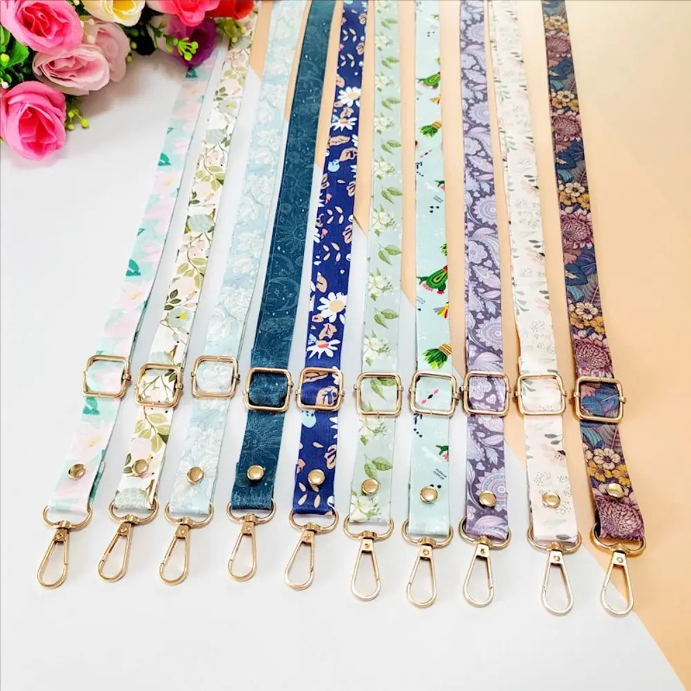 Fashion Flowers Phone Lanyard Universal Adjustable Phone Anti-lost Rope Phone Case Chain Straps