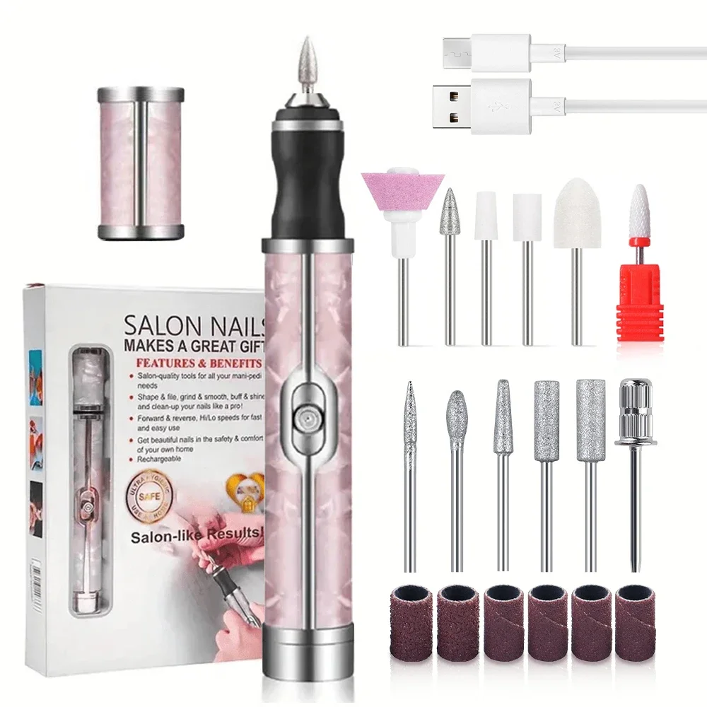 

YIKOOLIN Nails Drill 20000RPM Professional Nails File Acrylic Gel Nails Manicure Pedicure Manicure Set