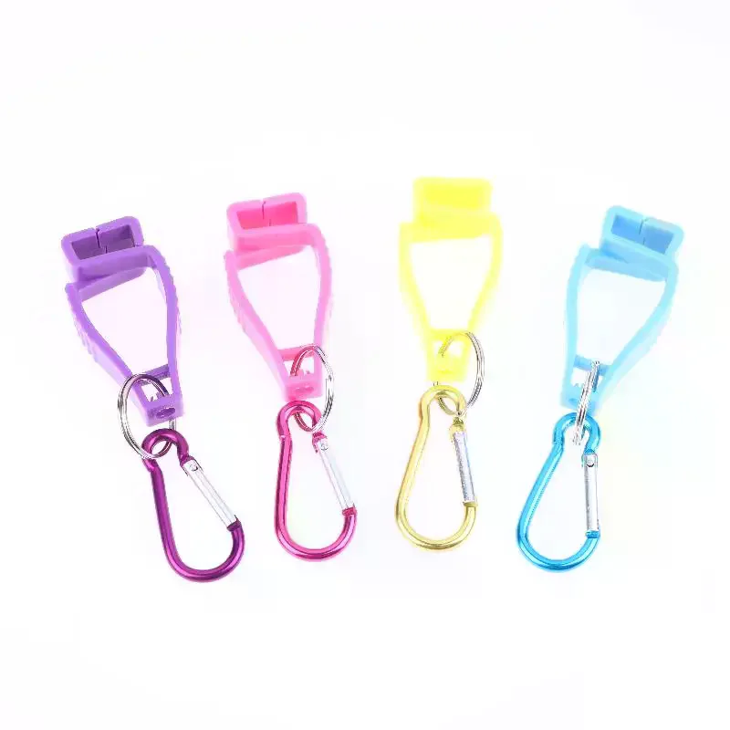 Suporte versátil dos luvas do trabalho de 1 pces, gancho protetor do grampo do luva para o trabalhador da construção da segurança