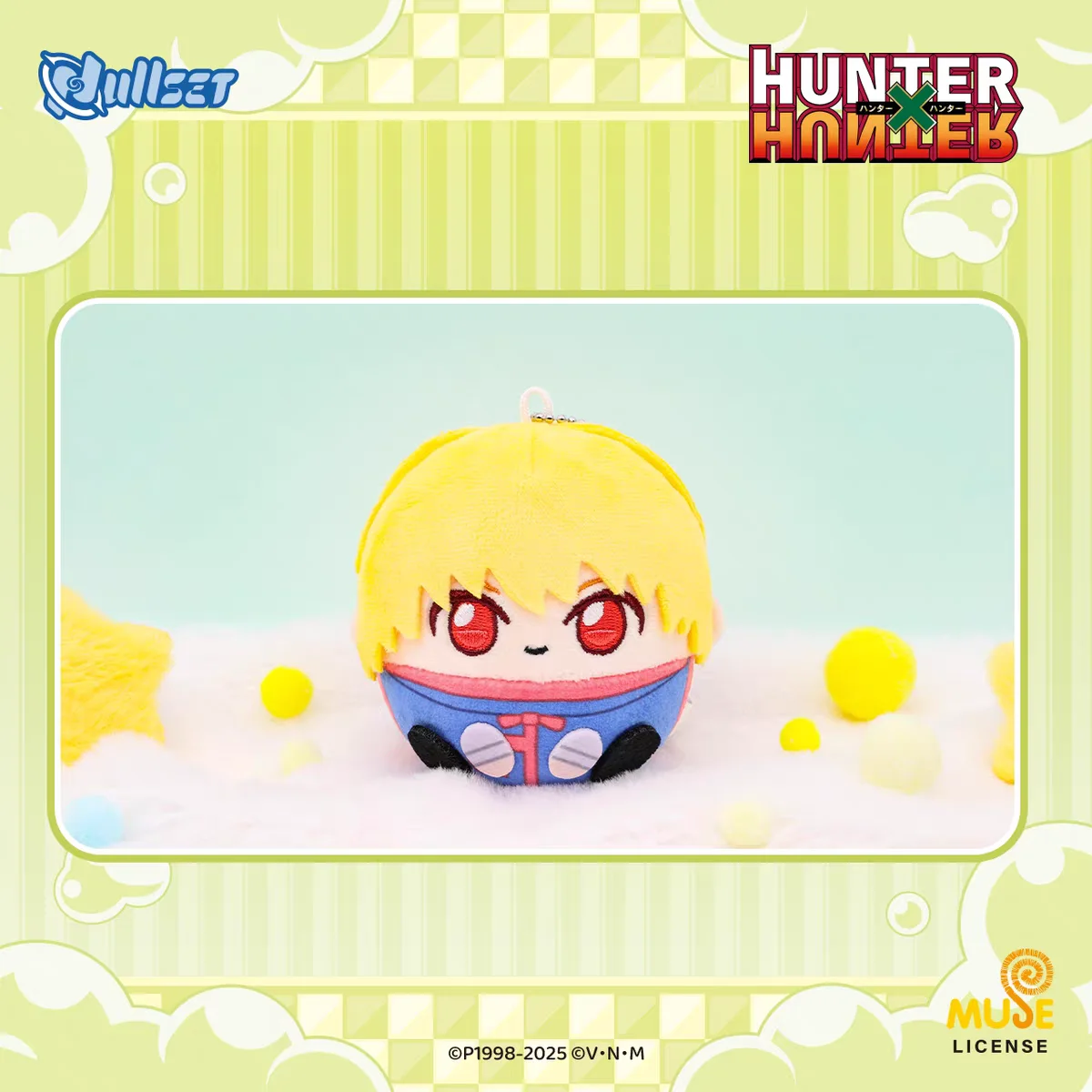 Dullset Hunter x Hunter Official Plush Keychain Blind Box Anime Chibi Dolls Killua Kurapika Cartoon Stuffed Toy Merchandise