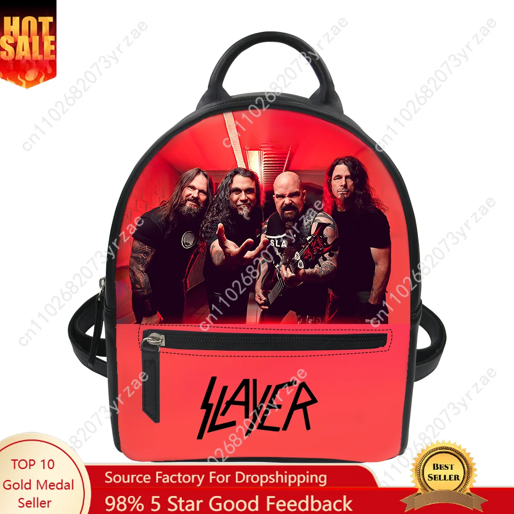 

Slayer Small Backpack Purse Womens Schoolbags Personalized Double Shoulder Bag High Quality Business Travel Daypack Custom Bag