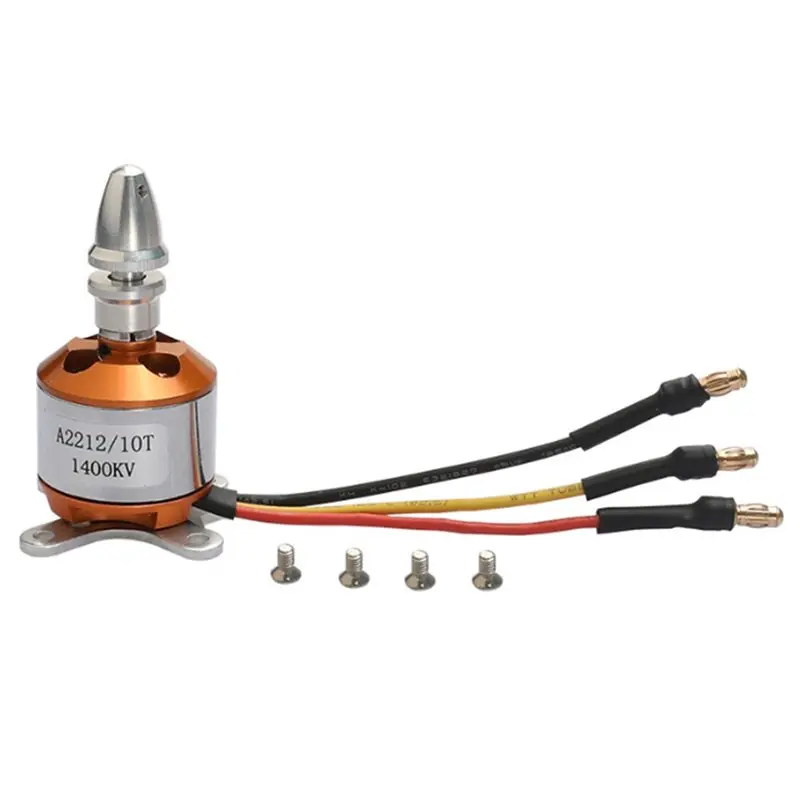 【أكثر ذهبًا! 】لمحرك بدون فرشاة لطائرة RC 2212 1400KV لملحقات محرك خارجي متعدد المروحيات #1