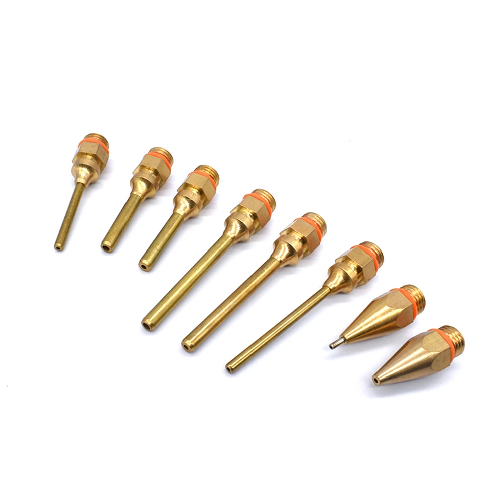Imagem -06 - Bocal de Pistola de Cola Quente em Tamanho Completo Feito de Cobre Puro Pistola de Silicone para Varas de Cola de 11 mm Bolas de Aço à Prova de Vazamento Embutidas