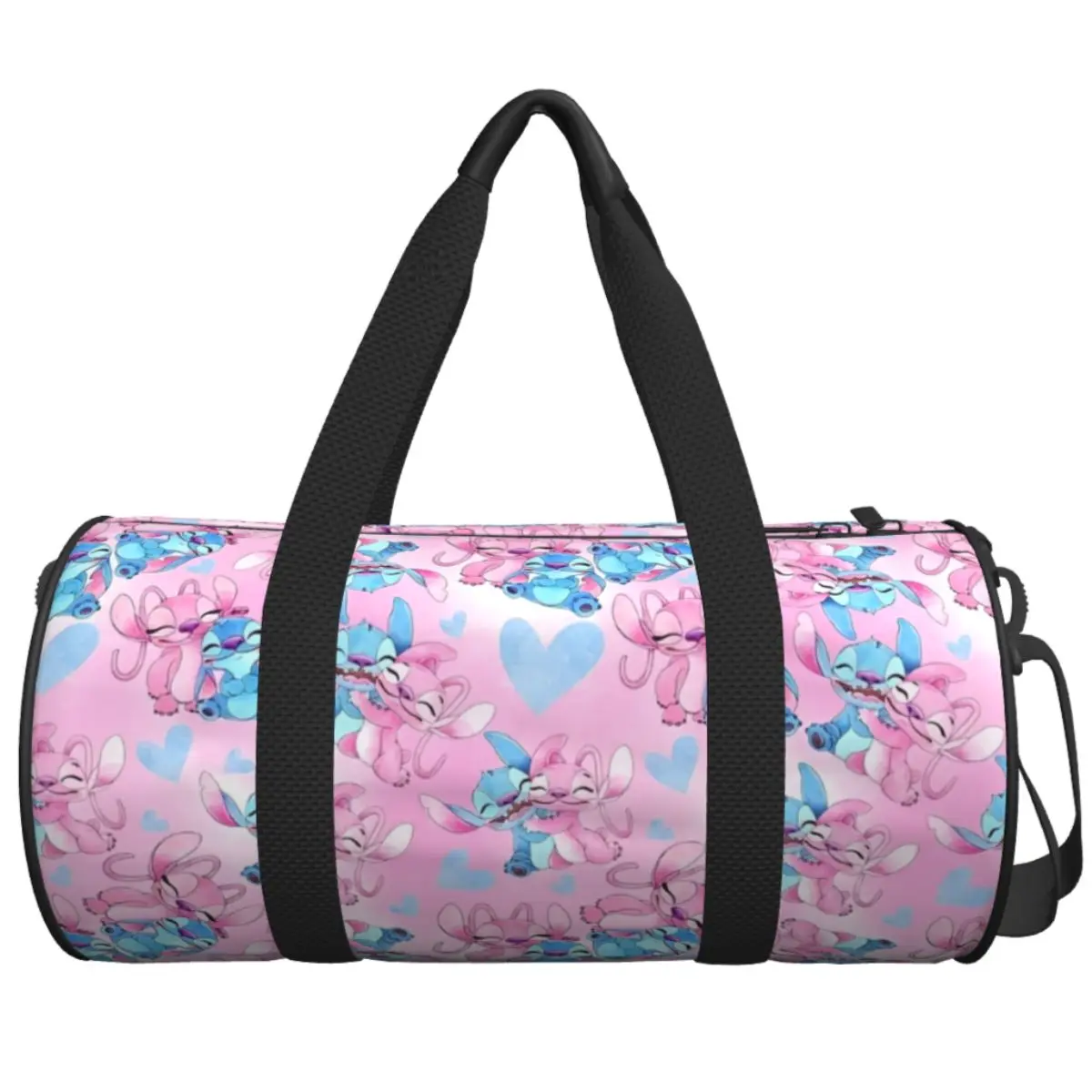 

Cartoon Stitch Print Travel Bag Swimming Sports Bags Large Novelty Gym Bag Men Women Pattern Outdoor Fitness Bag