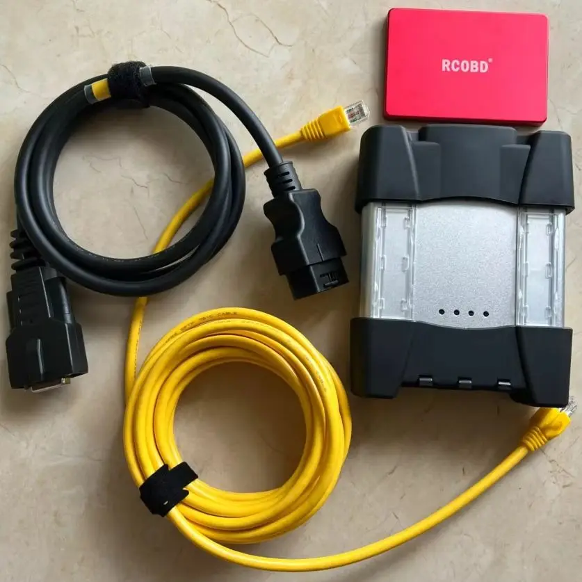 06.2026V HDD/ SSD For BMW Programming Tool ICOM NEXT with 2 Cables OBD Cable and Lan Cable