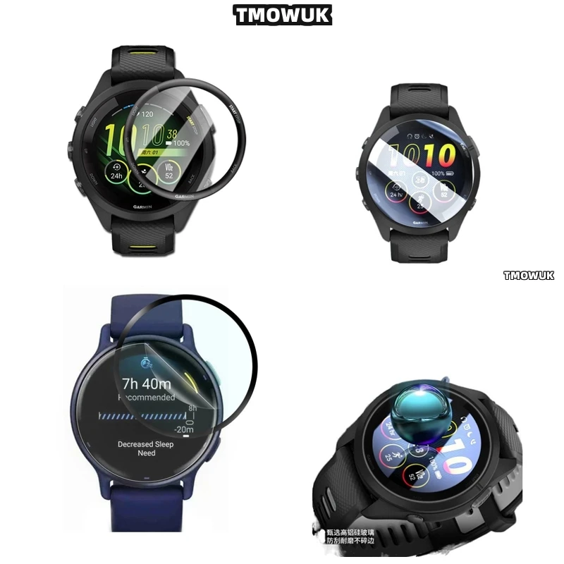 

For Garmin Forerunner 158 165 245 255 255s 265 265s Anti - Scratch Screen Film Full Cover 3D Flexible