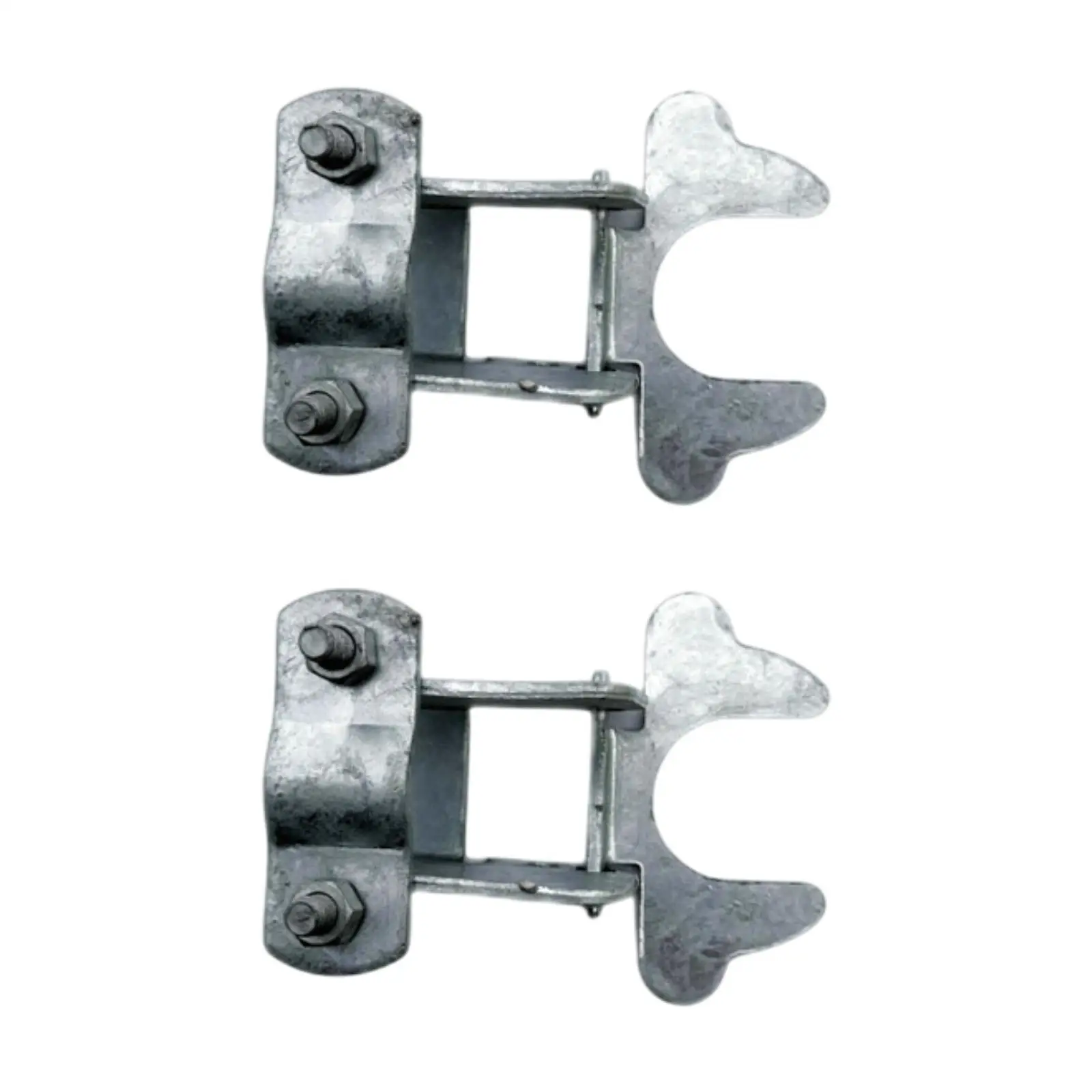 2Pcs Chain Link Fence Hardware Gate Latch for Sports Field Fence Garden Farm
