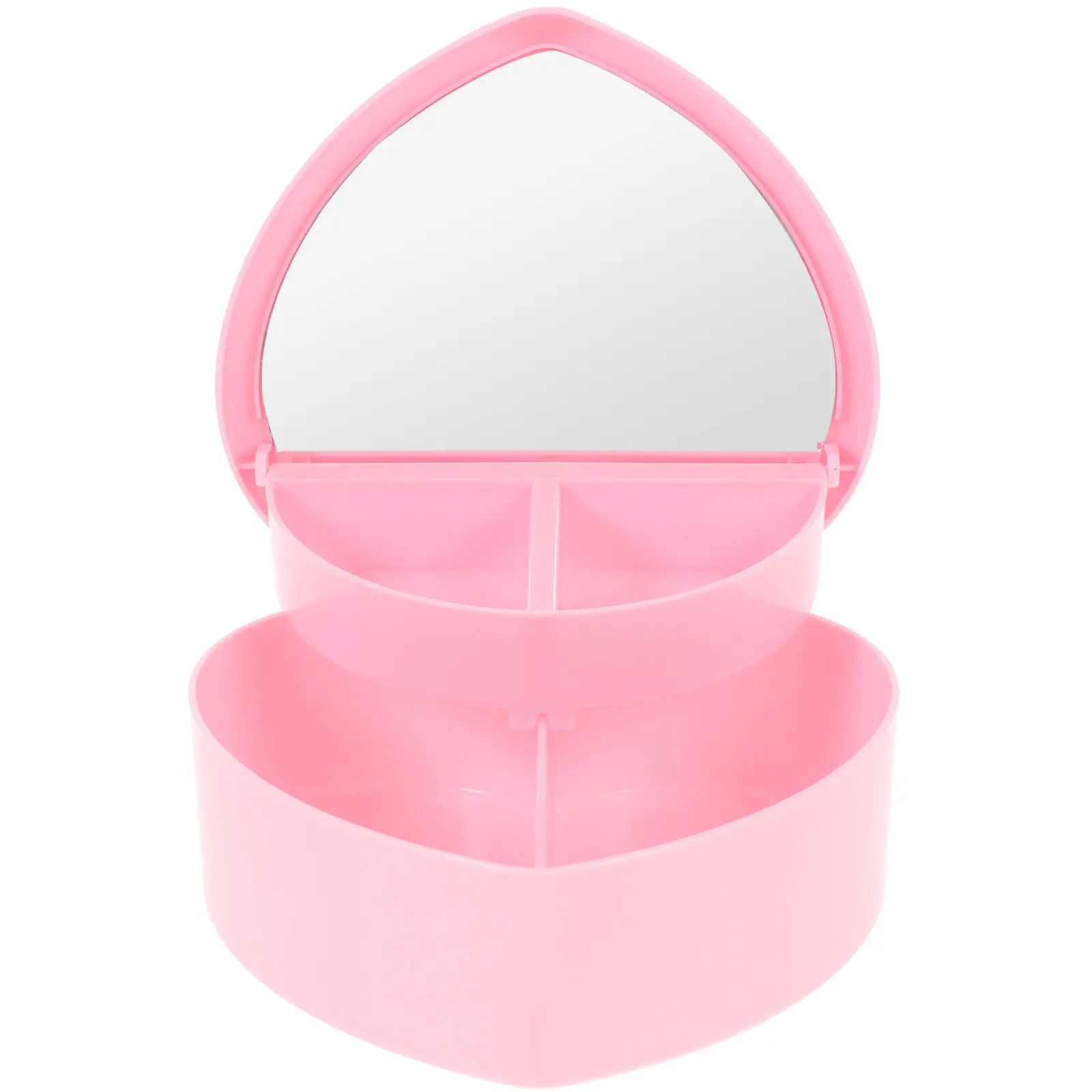 

1 шт. Мультяшная шкатулка для украшений, розовая пластиковая коробка для хранения браслетов, головных уборов, мелочей, органайзер для разных предметов