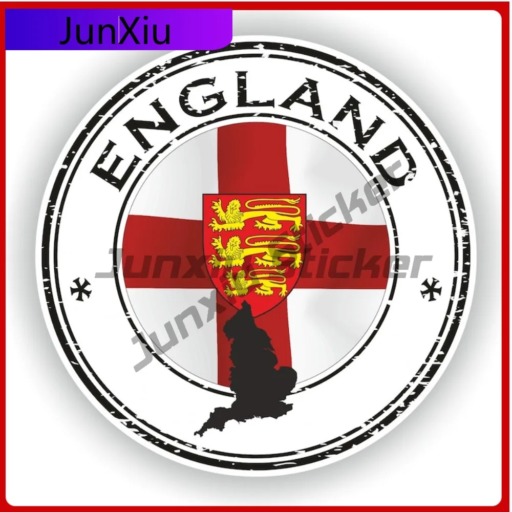 England Seal Round Flag Beautiful Automotive Exterior Accent Applied To Vehicle Exterior Bodywork And Glass