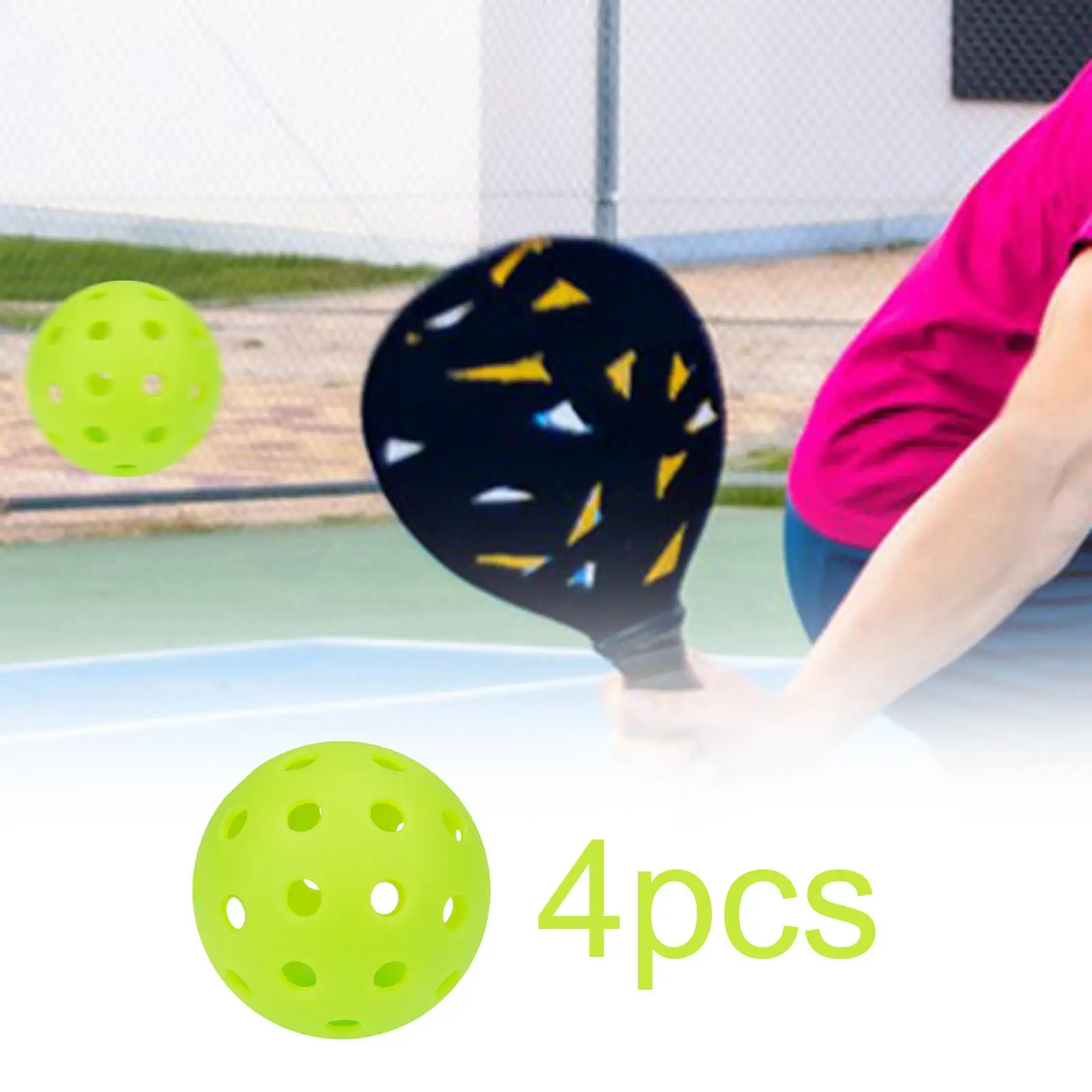 Светодиодные шарики Pickleball, светящиеся шарики Pickleball для игры в ночное время в помещении