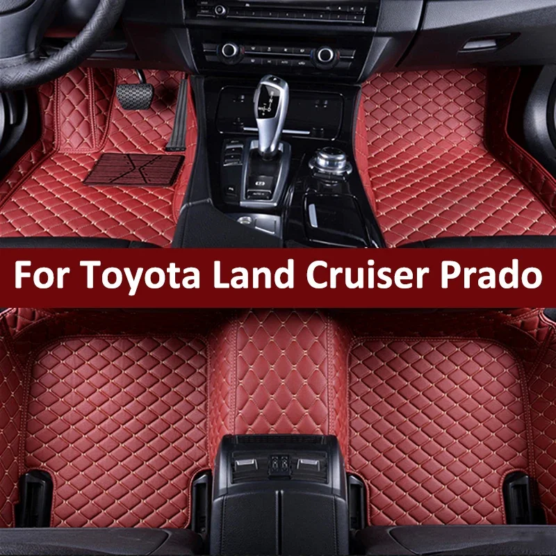 

Custom Car Floor Mats For Toyota Land Cruiser Prado Auto Carpets Foot Coche Accessories