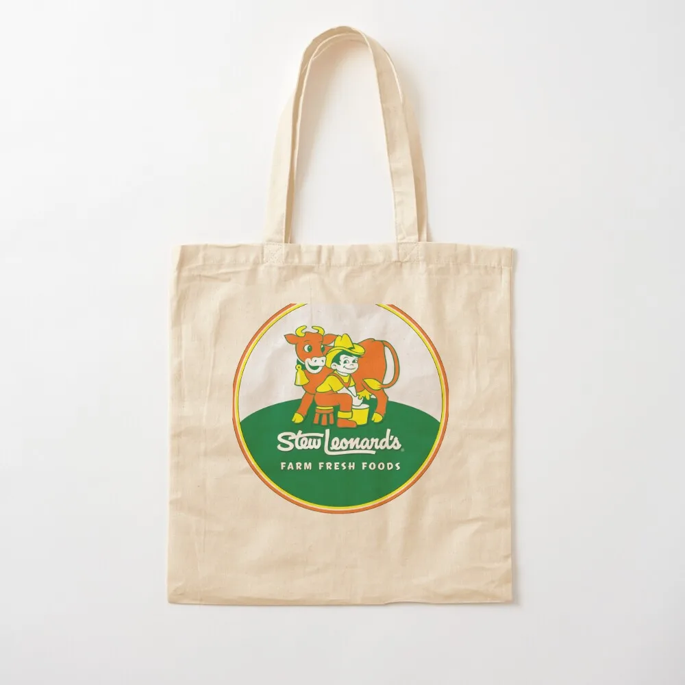 Stew Leonards Tote Bag foldable reusable bag hand bag ladies tote screen reusable grocery bags