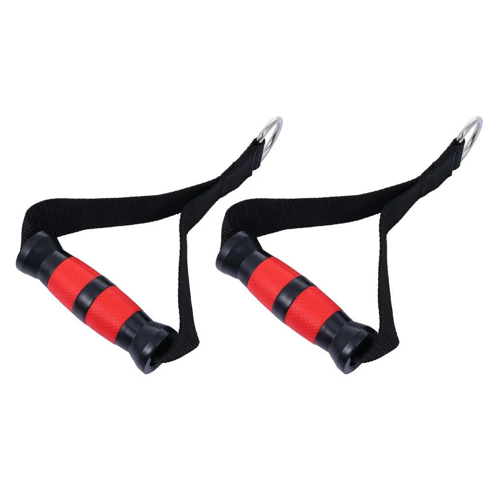 

2Pcs Fitness Cable Handle Heavy Duty Non Slip Ergonomic Grip for Resistance Band Pull Ups Exercise Equipment Fitness Handle