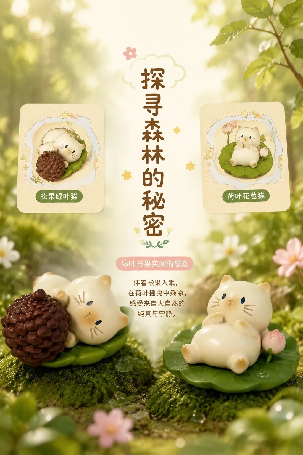 【Spot】Cat PAI Fantasy Paradise Blind Box Niedliche Leuchtende Katzen-Harzfigur Büro-Schreibtisch-Dekoration Puppe Überraschungs-Blindbox-Geschenk – Detail 5