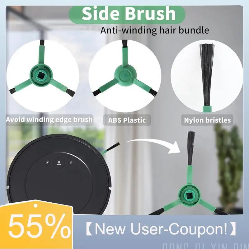 A60T New 18 PCS Kit, Replacement Parts Main Brush, Side Brush, Filter, Mop Pad For Irobot Y0140/ Y0110 Robotic Vacuums