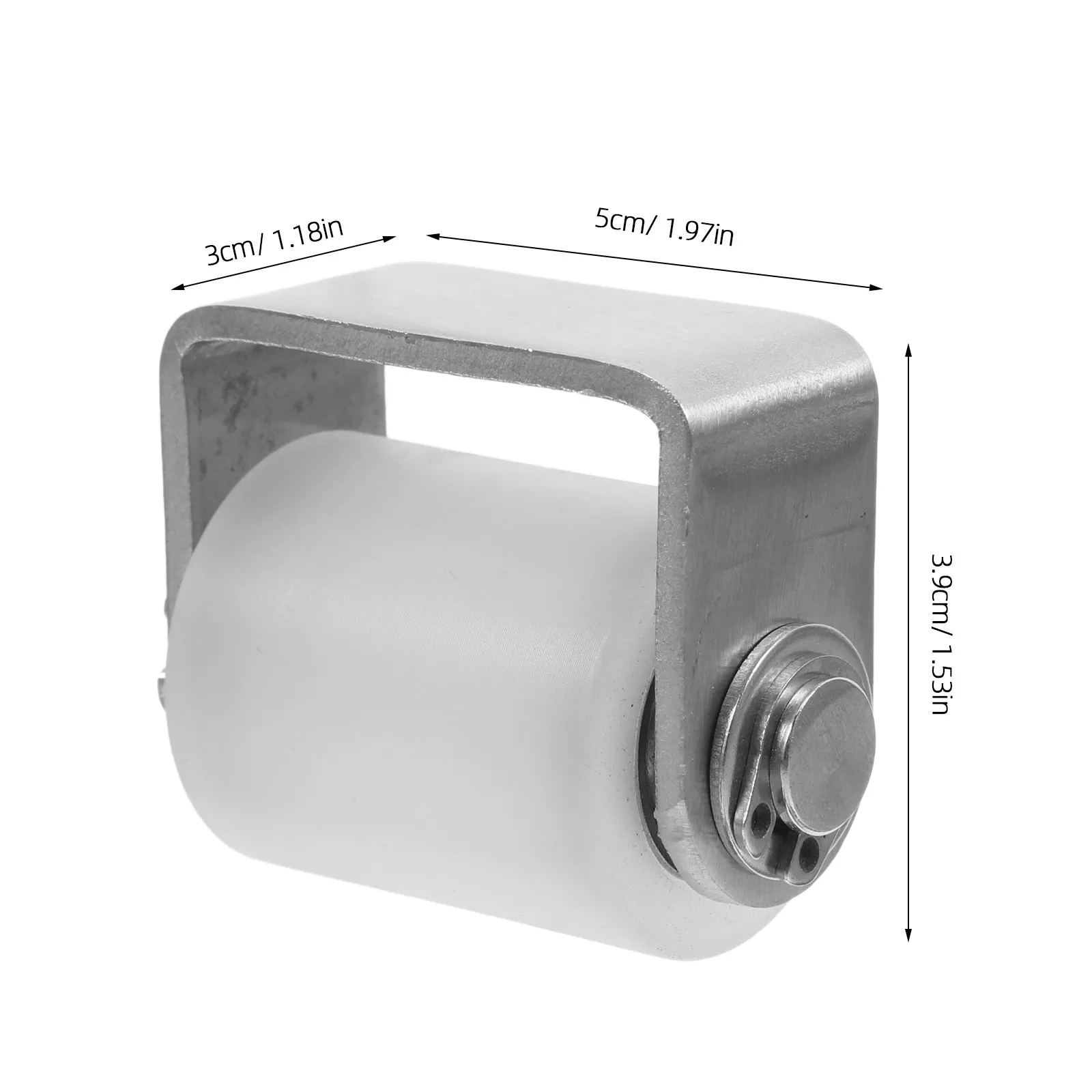 Nylon Pulley Stainless Steel Bracket Heavy Load Sliding Door Center Mount Outdoor Sliding Door Rollers Smooth Quiet Operation view 3