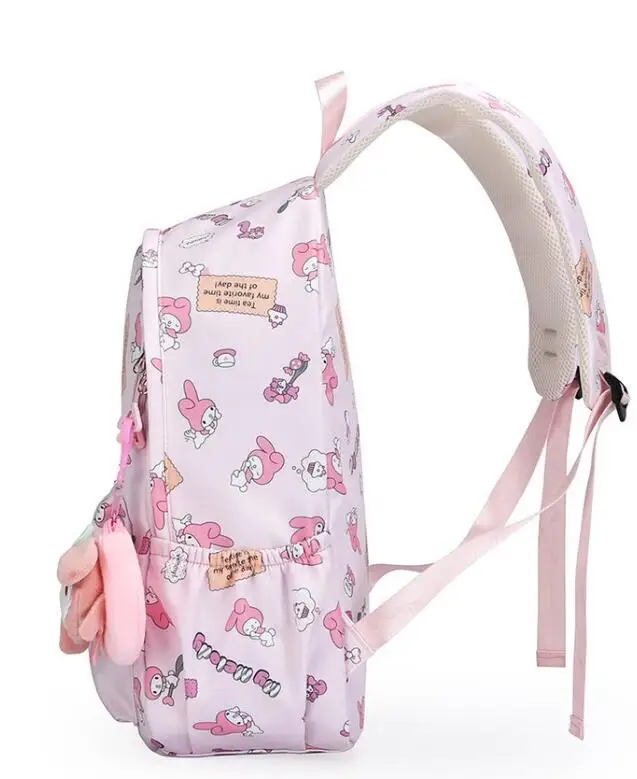 Kuromi Rucksack Schüler Schult asche Grundschule und Mitte Kawaii Cartoon Mädchen Schult asche Mochila