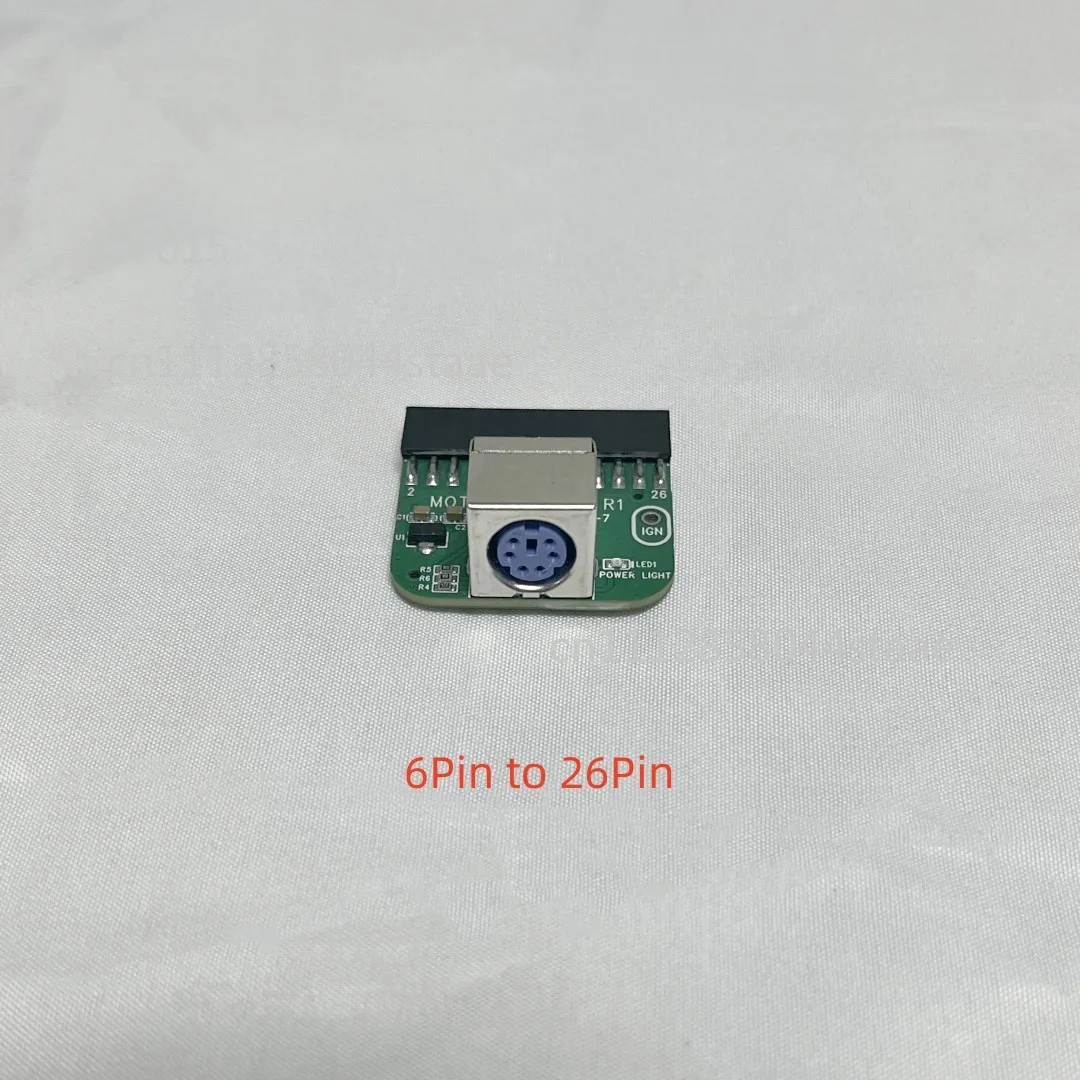 6Pin to 16Pin / 26Pin Adapter Conversion Board With 6Pin-6Pin Cable For R1-2023 ASL Echolink Zello YY Voice Interface Module