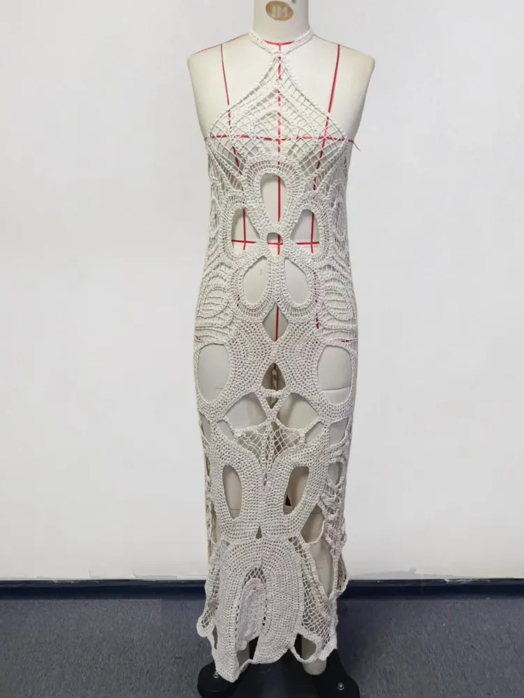 

Летние накидки, женский купальник, халаты без рукавов с лямкой на шее, купальный костюм, новинка 2026, пляжные праздничные платья макси с принтом, накидка