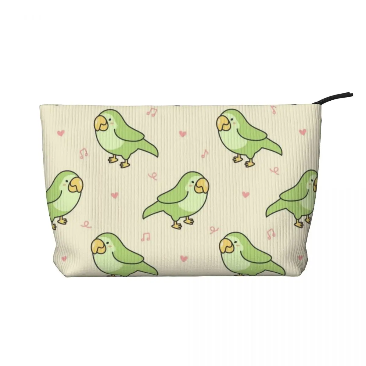 

Retro Artistic Corduroy Little Parrot Be Makeup Bag Cotton Bag Handbag Storage Bag Women's Handbag Bag