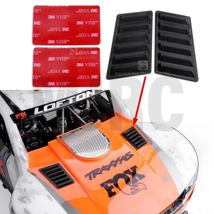 TRAXXAS Unlimited Desert Racer 1/7 UDR Rear straight bridge brushless short card 85076-4 Intake grille decorative exhaust