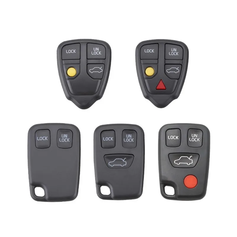 Carcasa para llave remota de coche, 2/3/4/5 botones, para Volvo S40 S60 S70 S80 V40 V70 XC90 XC70, Kits de carrocería modificado, accesorios para coche