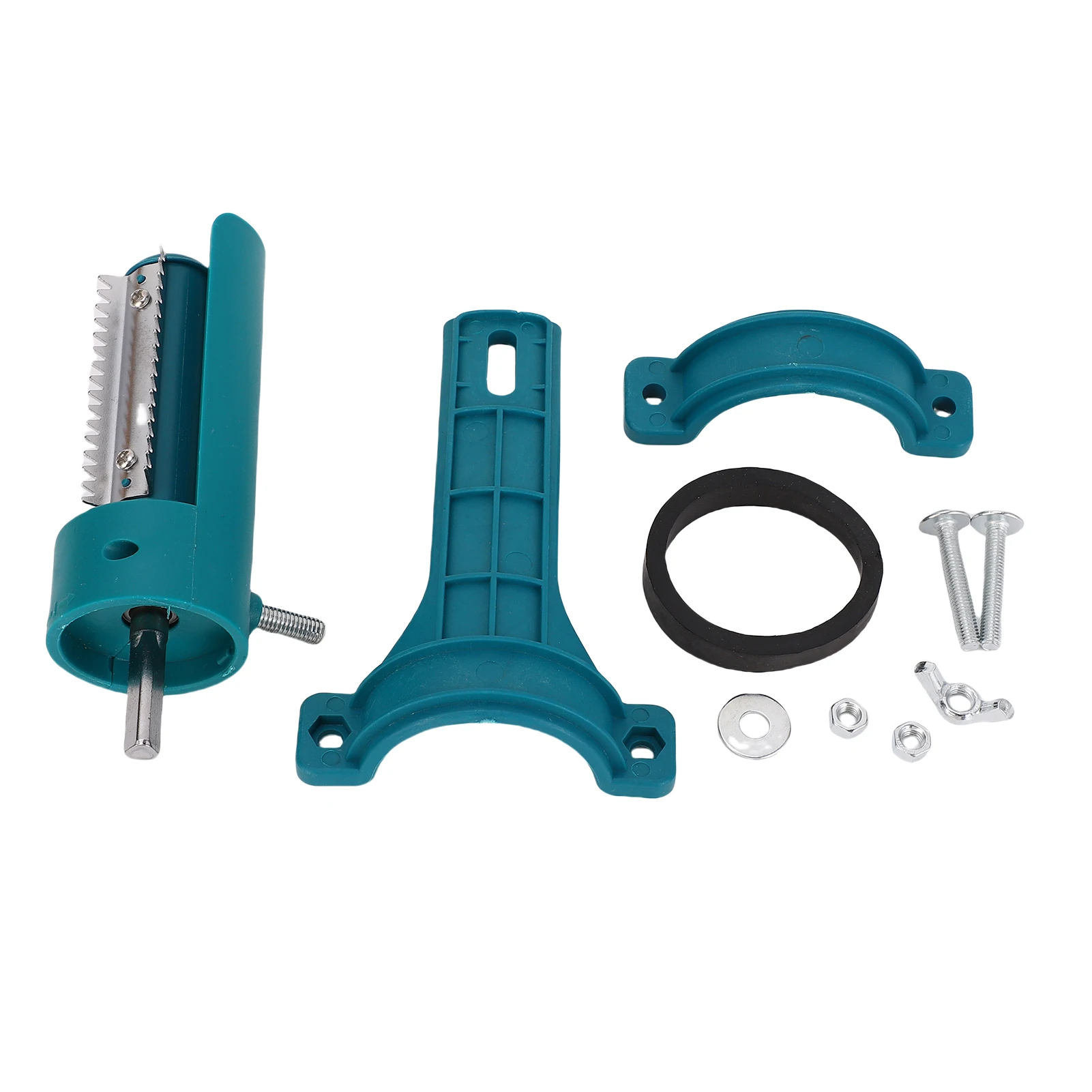 

Electric Drill Fish Descaler Head Stainless Steel Blades Non Slip Cover Fish Scale Remover for Power Drill Fish Descaler Tool