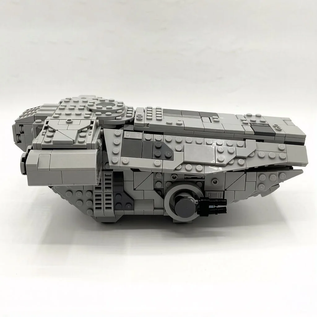 NEW 707PCS Imperial Dropship from The Mandalorians Battleship Set Building Blocks Sapceship DIY Bricks Set Model Toys Gifts
