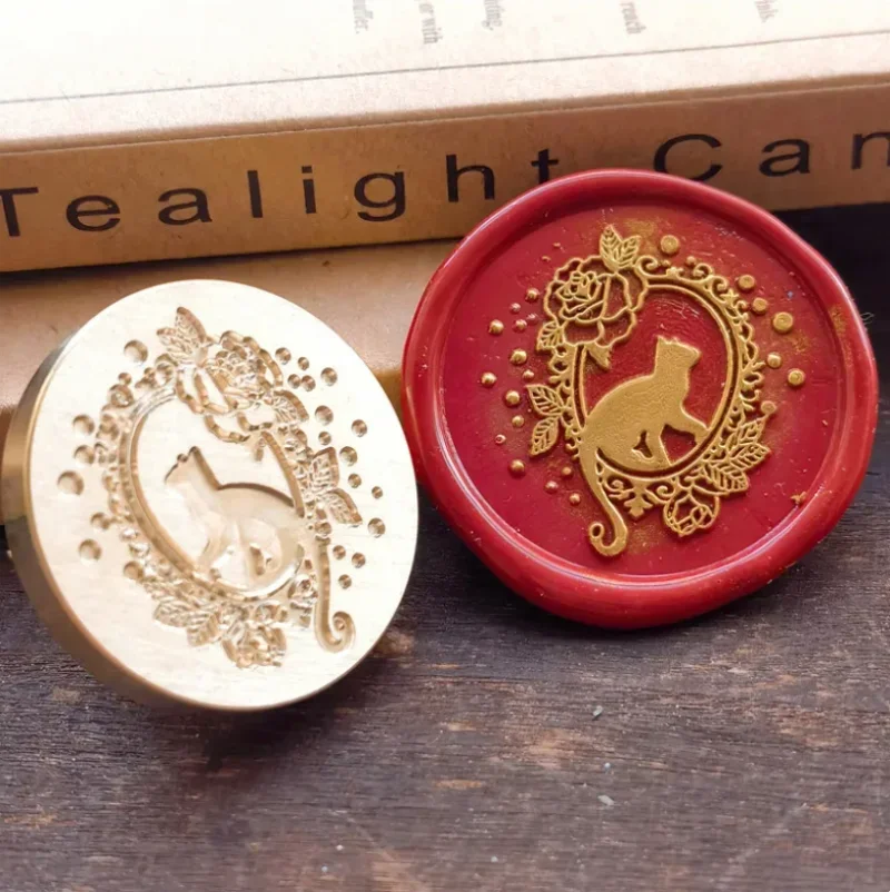 Jellyfish Starfish Butterfly Star Cat Snowflake Deer Dragonfly Unicorn Wax Seal Brass Stamp Head Sealing Stamp Head Can Custom