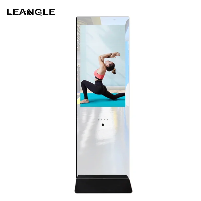 Smart Fitness Mirror Screen Interactive Screens Factory Price Interactive Smart AI Fitness Touch Mirror Kiosk Display