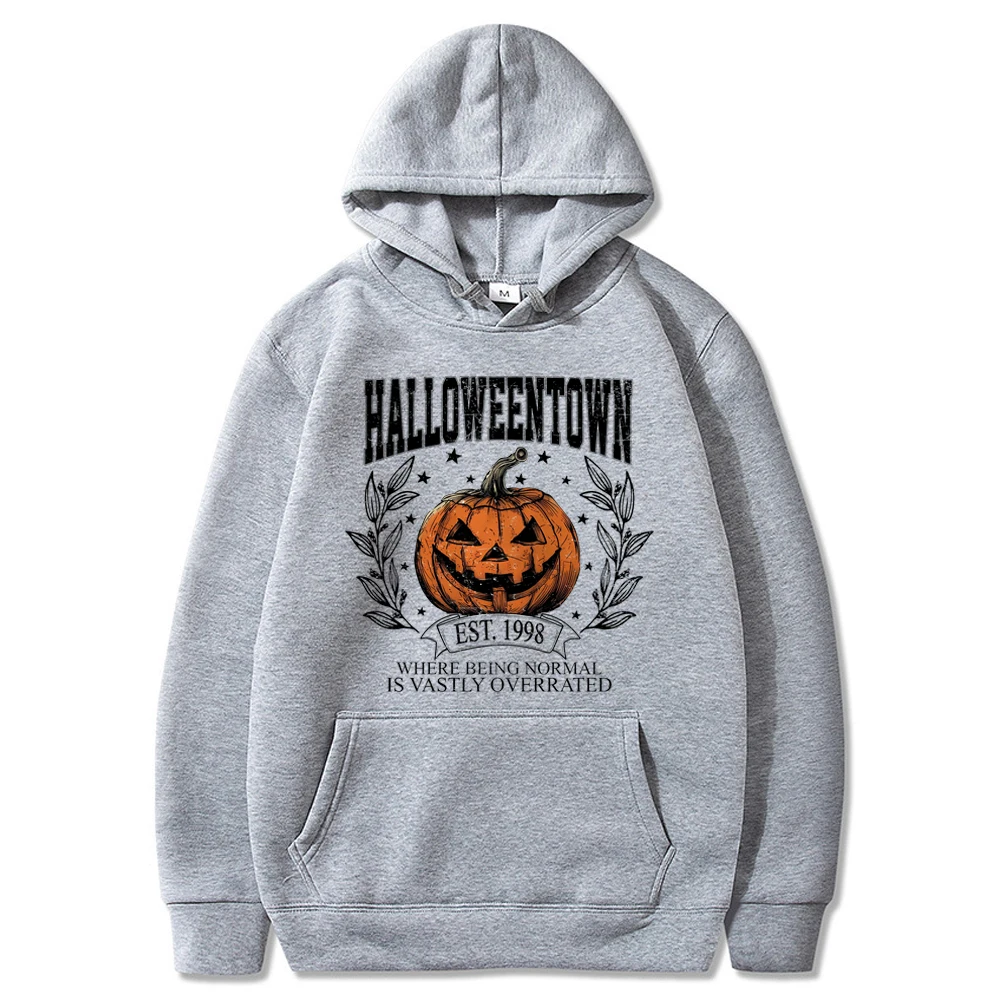 Vintage Halloween town Hoodie Halloween town Universität Kapuze Sweatshirt Kürbis Herbst Pullover Halloween Hoodies Party Tops