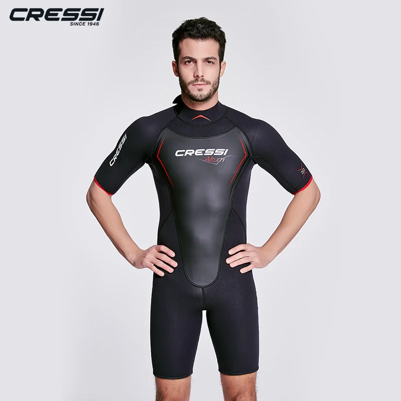 Cressi ALTUM 3mm Heren Shorty Wetsuit Neopreen voor Duiken en Snorkelen in Gematigde Wateren - Heren Wetsuit
