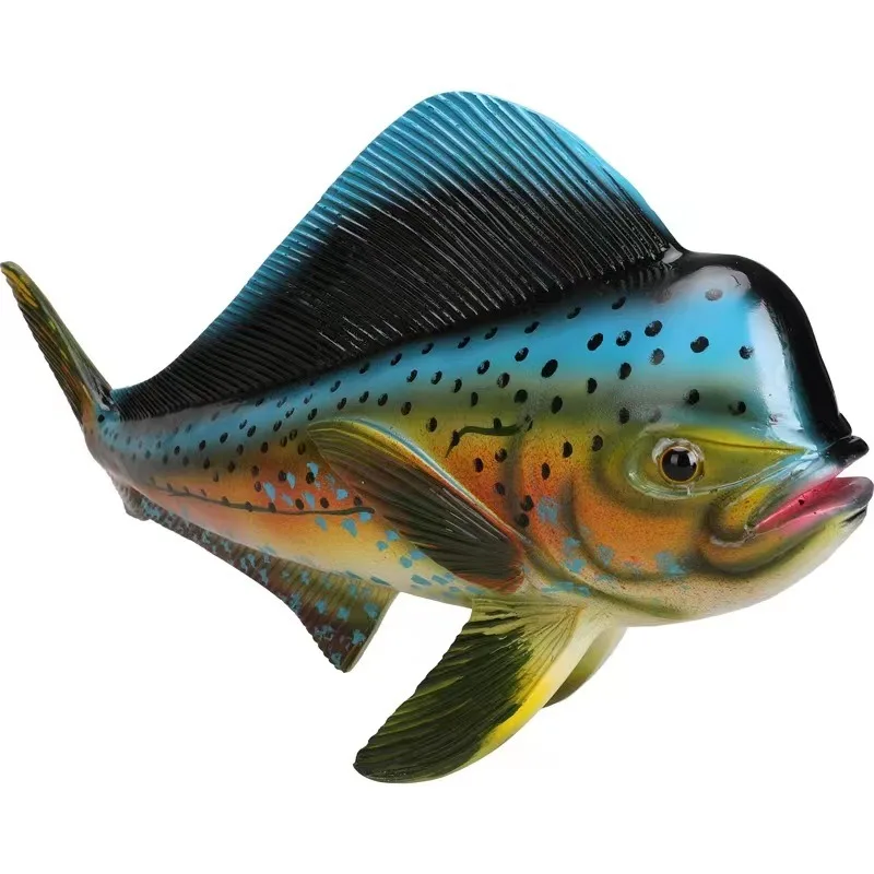 45Cm simulated perch ghost head knife resin model, ornamental aquarium handicraft shopping mall decorative ornamental fish model