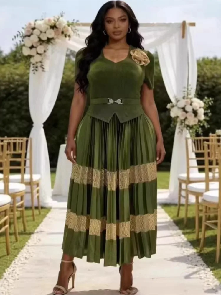 

African Dresses For Women Elegant Wedding Muslim Fashion Abayas Dashiki Robe Kaftan Long Maxi Dress Turkish Africa 2026 New